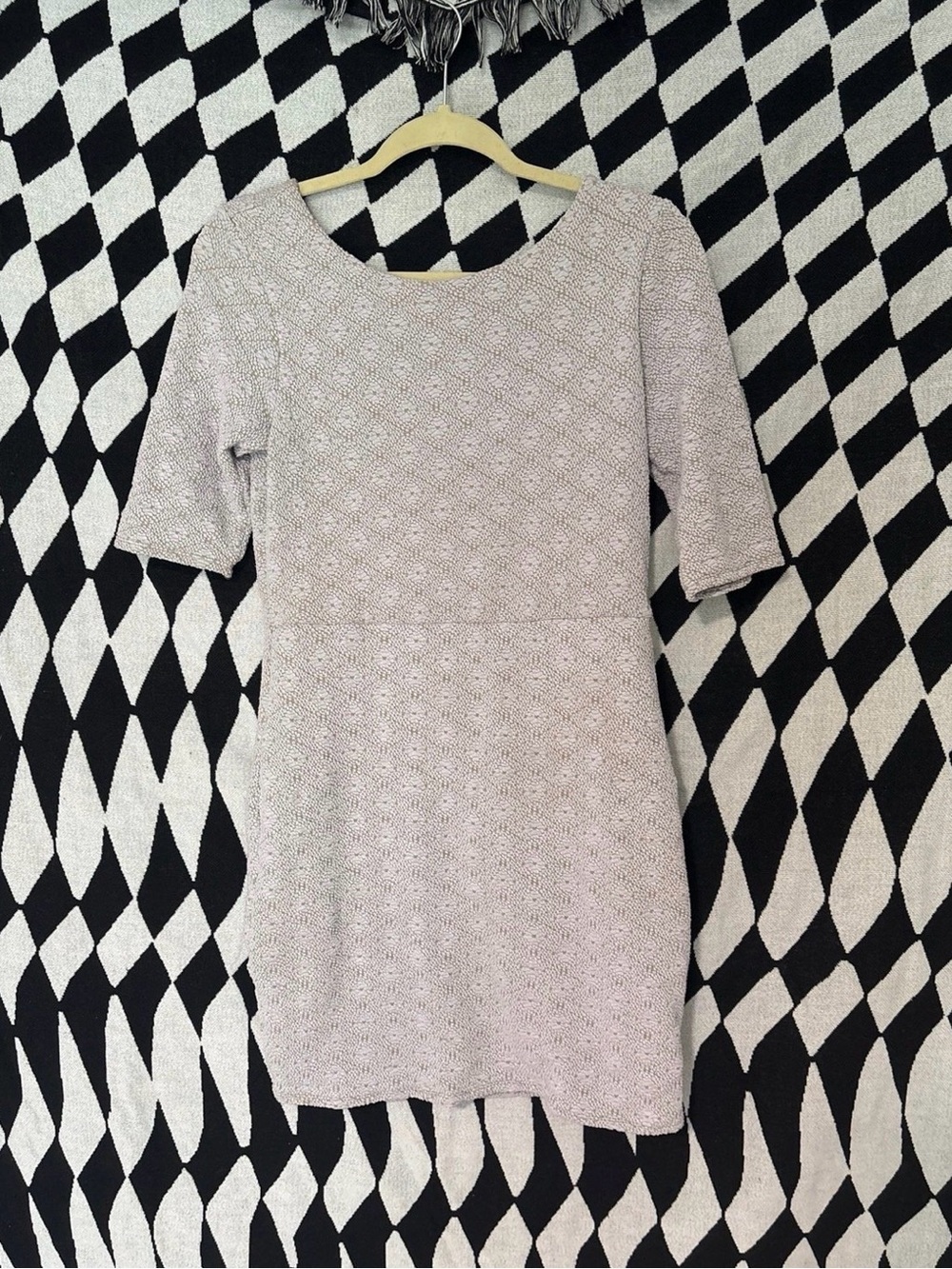 Free People Light purple Textured Mini Dress